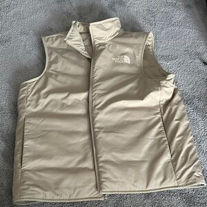 The North Face Beige Puffer Vest